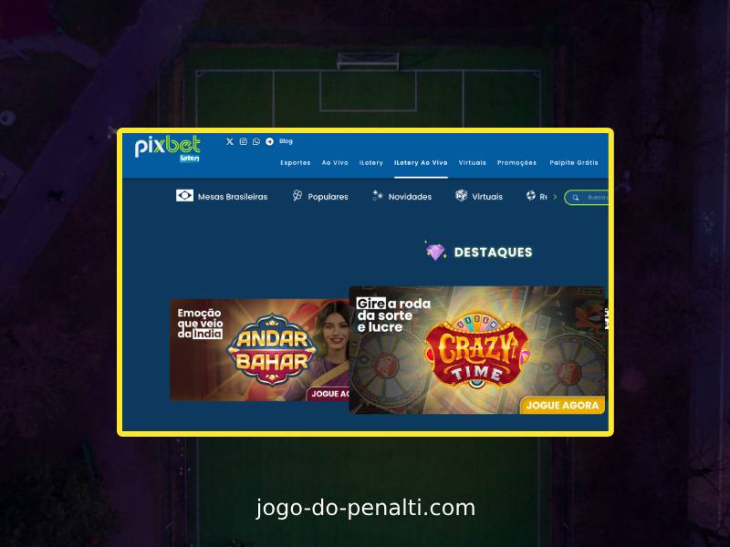 How to start playing Penalty Shoot Out at Pixbet